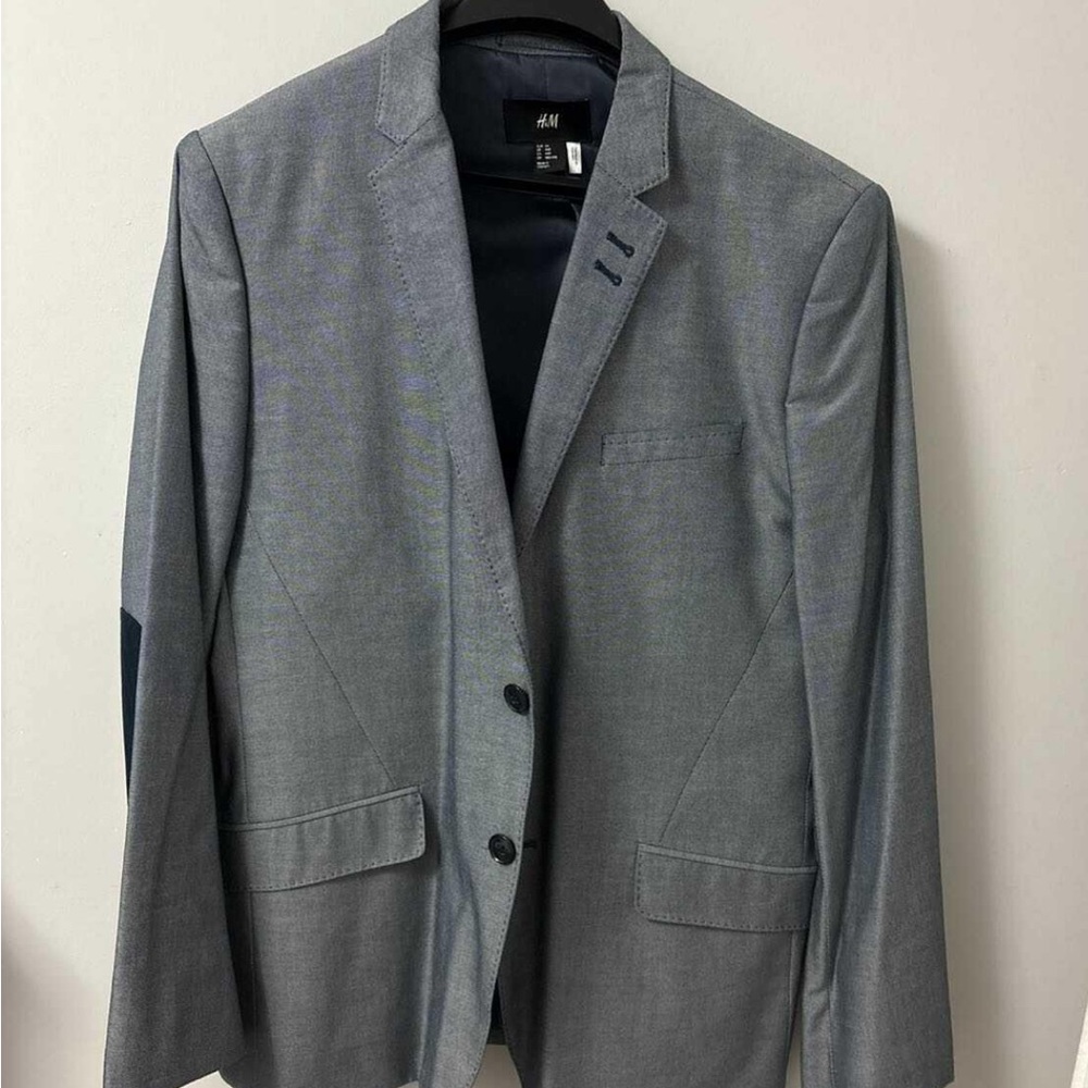 H&M Gray Sport Coat Modern Fit
